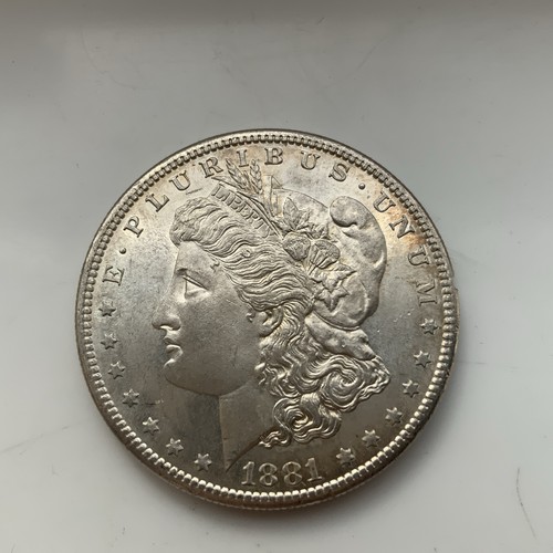1881 silver morgan one - 1881,