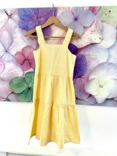 New Barbour Designer Girls Dress Yellow Gingham Summer Size 12-13 Years