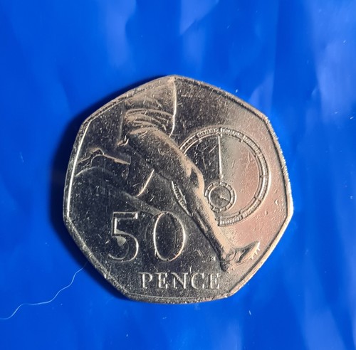 2004 50p coin olympic - olympic, runner