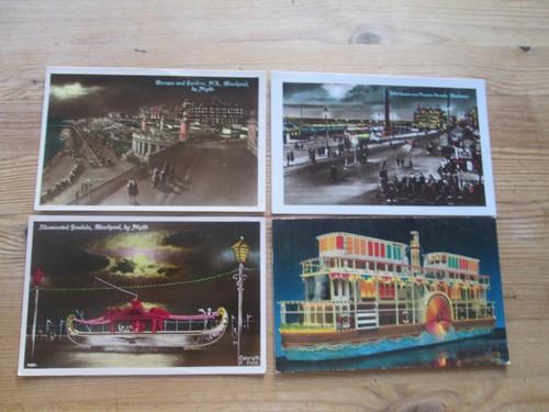Postcards blackpool - of,