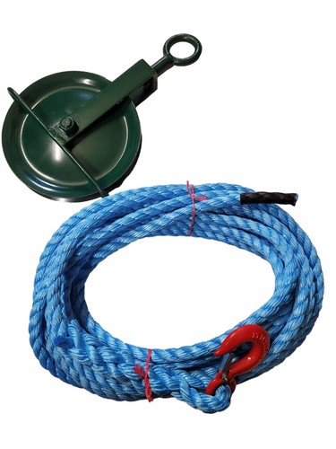 Gin wheel - gin, rope