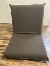 MUJI Large Floor Chair 100% Washed Cotton Cover Comfortable Design New Japan