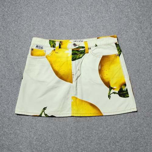 White denim mini skirt - d&g,
