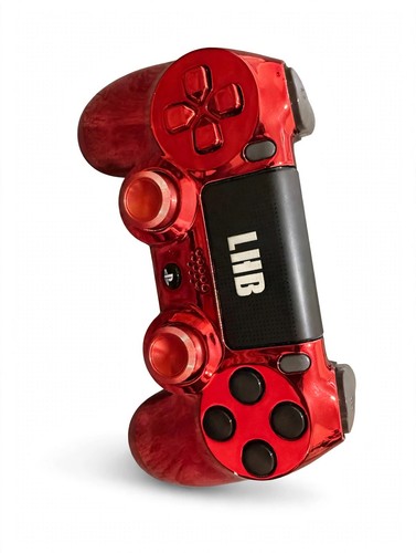 Custom ps4 controller red - custom,