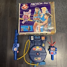 Ghostbusters Proton Pack vintage 1986 Kenner Boxed nutrona blaster & PKE meter