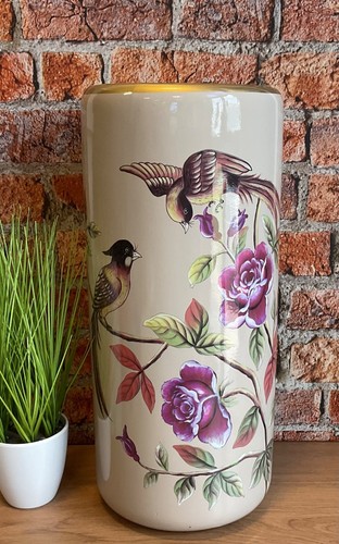 Birds and pink - pink, roses