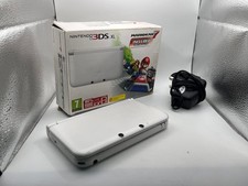 Nintendo 3DS XL White Mario Kart 7 Pre installed Edition Boxed - Used Condition