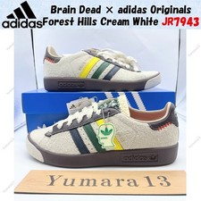 Brain Dead × adidas Originals Forest Hills Cream White JR7943 Men's Size