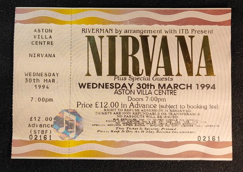 Nirvana march 1994 - nirvana, unused