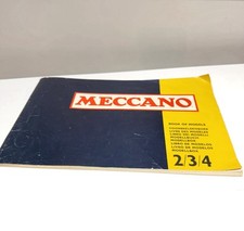 1973 MECCANO  Book Of Models 2/3/4  Good Used Condition