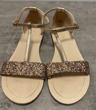 girls sandals size 3 glitter