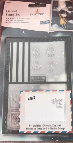 Santoro gorjuss die and stamp - and,