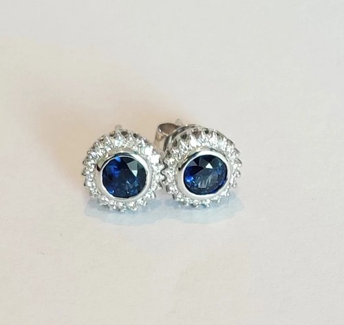 Round cut natural blue - natural,