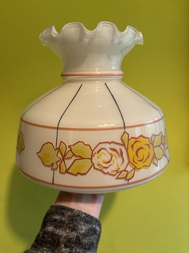 Vintage milk glass floral - vintage,