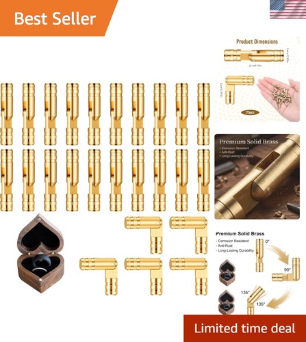 Versatile 25pcs brass hidden - brass,