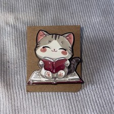 Cat Alloy Enamel Pin Badge