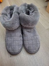Fab fur lined grey water