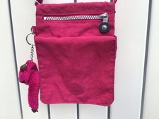 Kipling Eldorado Cerise Pink Small Multipocket Crossbody Inc Monkey