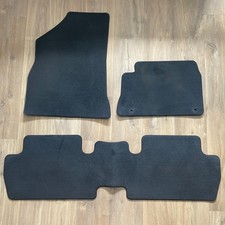 Genuin Peugeot 3008 2009 2016 Tailored 3 Piece Carpet Car Mat Set 2 Clips Grey