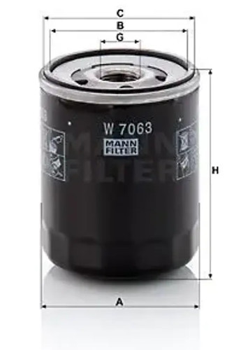 Oil filter spin - oil, spin-on