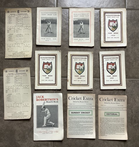 Vintage cricket ephemera - vintage,