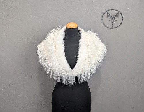 Fur collar mongolian lamb with - mongolian,