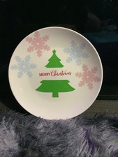Merry Christmas Dinner Plate Christmas Tree Shaped Plate