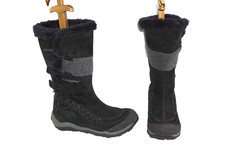 Caterpillar polartec black suede mid calf toggle fastening boots UK 5. EU 38