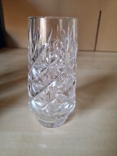 Vintage Crystal Cut Glass Vase