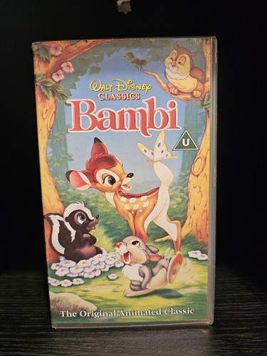 Bambi vhs tape excellent - bambi,