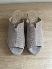GADEA Platform Wedge Mules -