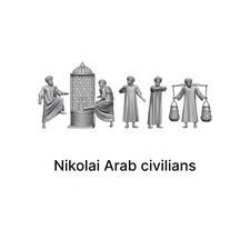 28mm Nikolai Arab Civilians