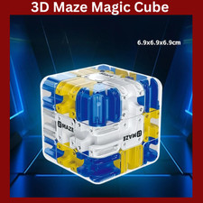 3D Maze Cube Puzzle - Large
