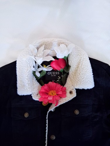 Guess black button - black, button-up