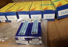Lot Of 6 Amp Tubes. 6 El34