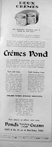 Advertising creams pond cold - advertising,
