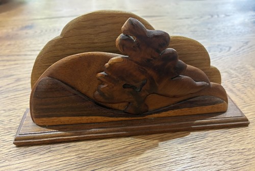 Vintage wooden handmade letter - wooden,