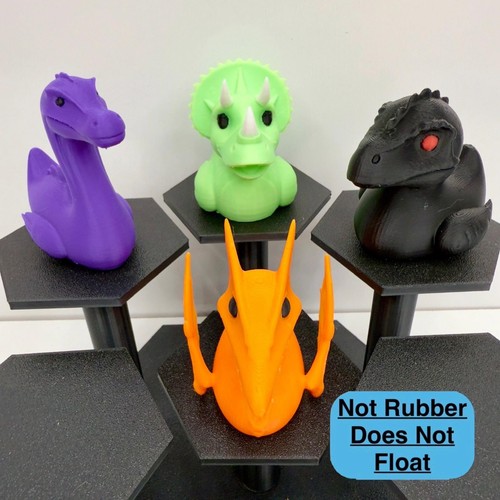 Dinosaur duck figurines - dinosaur, 4pc