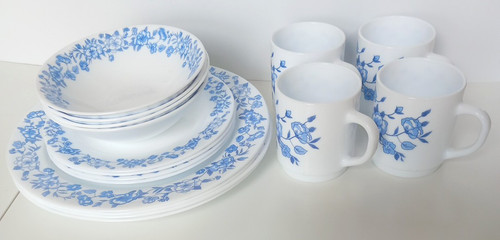 Vintage arcopal dinner set - dinner,