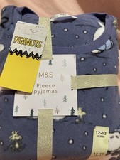 M&S Boys Fleece Pyjamas Age