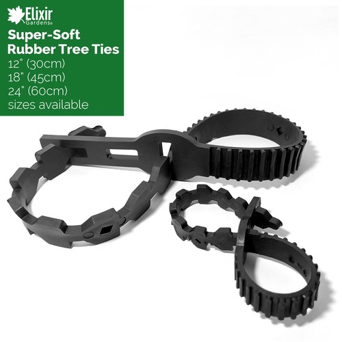 Super soft rubber tree ties - super,