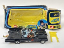 Vintage 1976 Mettoy Co Ltd Corgi Die Cast Batmobile Boxed