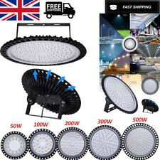 Low Light Lights Bay LED Industrial Lamp UFO High Bay 100/200/300/500W Warehouse