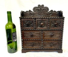 Antique WELSH Victorian Carved