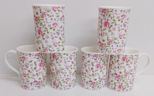 Royal Chelsea Rose Mugs Set 6