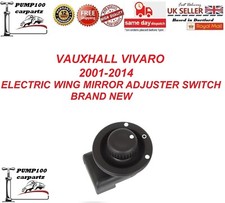 FOR VAUXHALL VIVARO 2001-2014  ELECTRIC WING MIRROR ADJUSTER SWITCH CONTROL KNOB