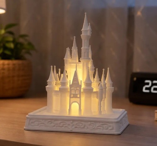 Disney castle model printed - model, 3d