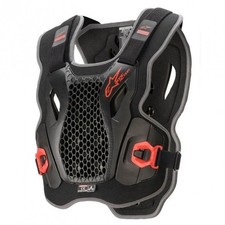 Alpinestars Adult MX Motocross Armour - Chest - Bionic Action (Black/Red)