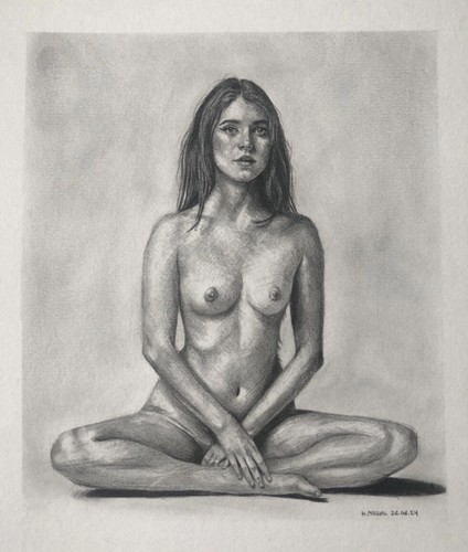 Realistic tonal drawing - tonal, of