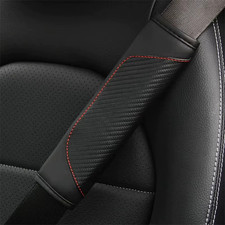 PU Leather Safety Seat Belt